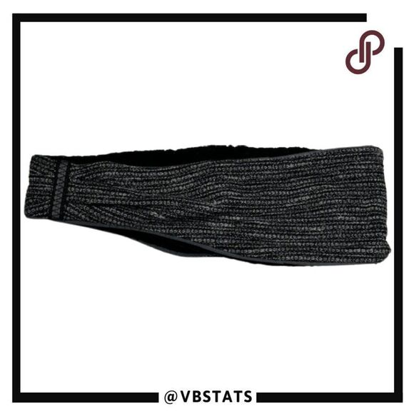 Lululemon Black/Gray Heather Headband One Size - Picture 2 of 4